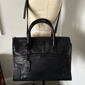 Reed Krakoff Black Nappa Leather Field Bag